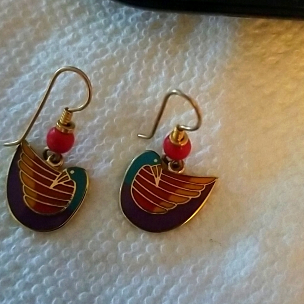 Laurel Burch earrings